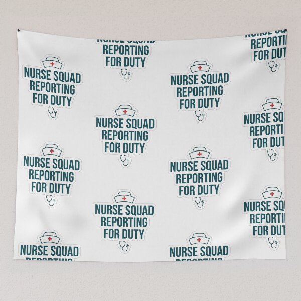 Item preview, Nurse Squad Reporting For Duty Funny Registered Nurse RN Medical designed and sold by raedattia.