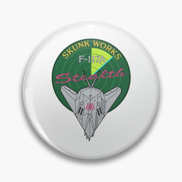 Item preview, Lockheed Skunk Works F-117A Stealth Nighthawk Radar Emblem Vector Graphic designed and sold by CharlieDesings.