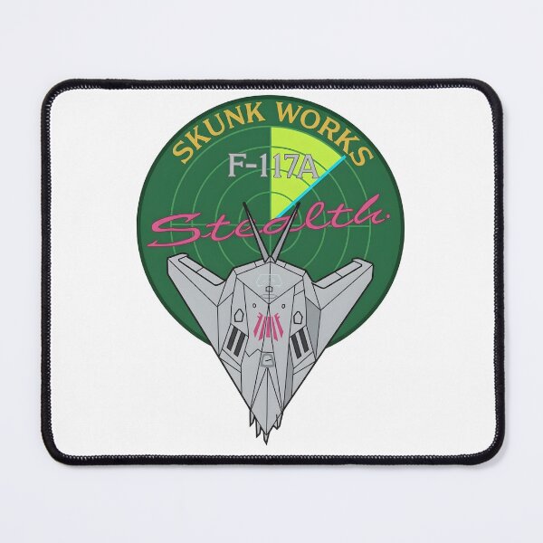 Item preview, Lockheed Skunk Works F-117A Stealth Nighthawk Radar Emblem Vector Graphic designed and sold by CharlieDesings.