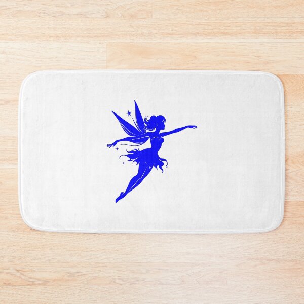 Item preview, Blue Flying Fairy Silhouette Design designed and sold by pattern-archive.