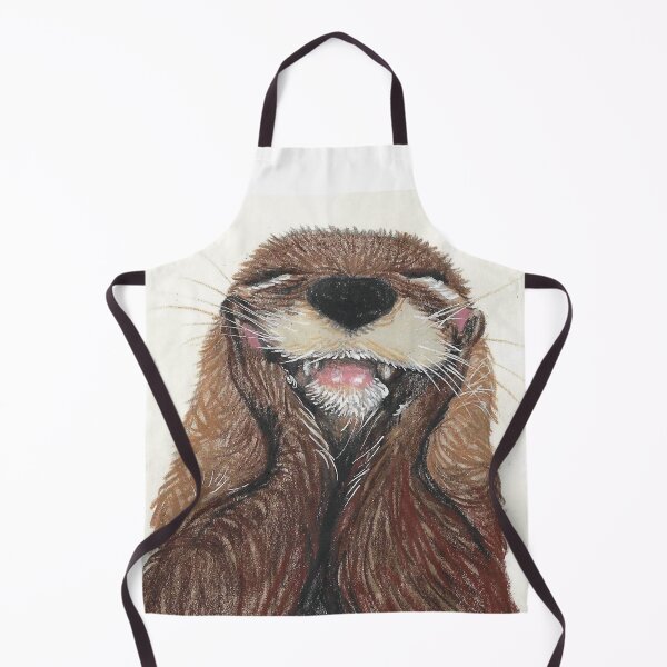 Item preview, Smiling Otter designed and sold by Kimberley Cummings Illustration.