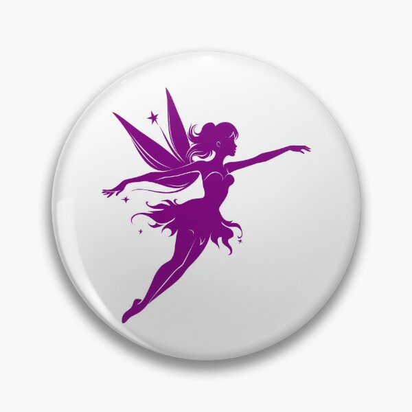 Item preview, Purple Flying Fairy Silhouette Design designed and sold by pattern-archive.