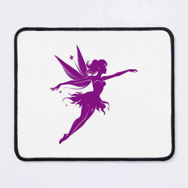 Item preview, Purple Flying Fairy Silhouette Design designed and sold by pattern-archive.