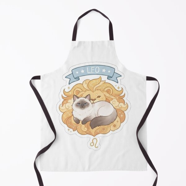 Item preview, Leo Zodiac Cat with Lion Mane and Stars - Cute Astrological Kitty Design designed and sold by PetalsPaws.