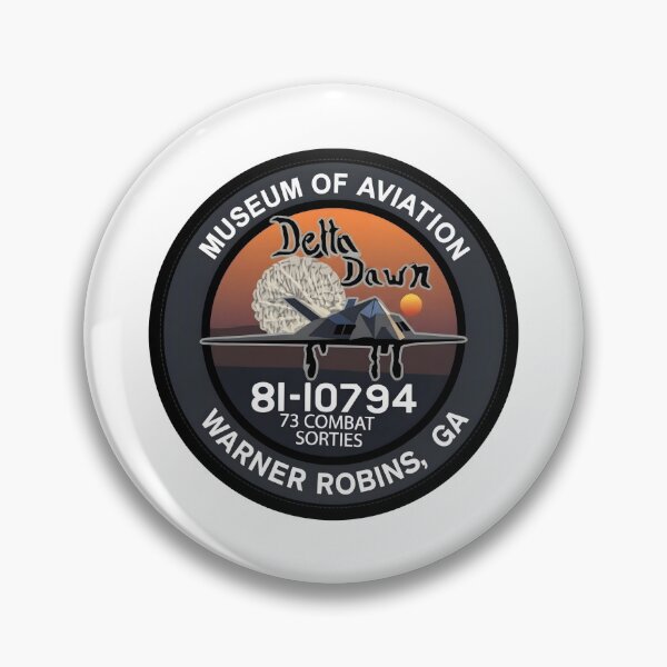 Item preview, USAF F-117 Nighthawk Delta Dawn Museum of Aviation Emblem Vector Graphic designed and sold by CharlieDesings.