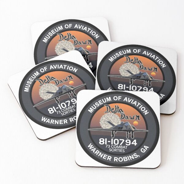 Item preview, USAF F-117 Nighthawk Delta Dawn Museum of Aviation Emblem Vector Graphic designed and sold by CharlieDesings.
