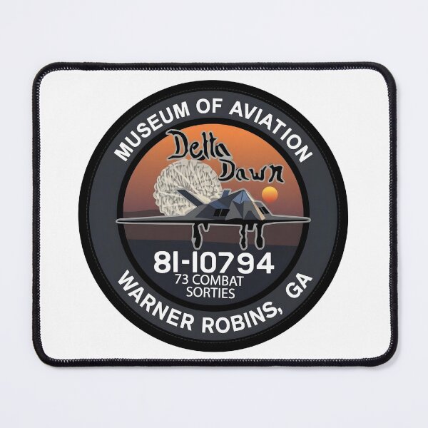 Item preview, USAF F-117 Nighthawk Delta Dawn Museum of Aviation Emblem Vector Graphic designed and sold by CharlieDesings.
