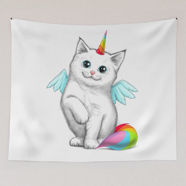 Item preview, Cat unicorn designed and sold by NIKITA KORENKOV NikKor.