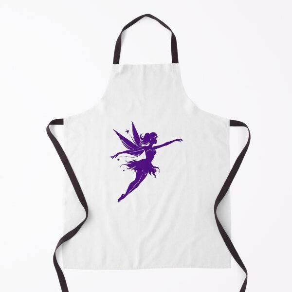 Item preview, Dark Purple Flying Fairy Silhouette Design designed and sold by pattern-archive.
