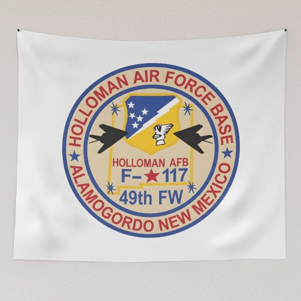 Item preview, USAF Holloman AFB 49th Fighter Wing F-117 Nighthawk Emblem Vector Graphic designed and sold by CharlieDesings.