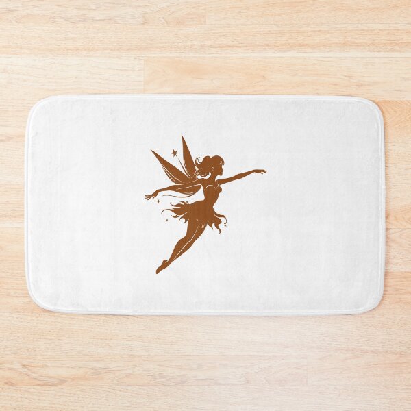 Item preview, Brown Flying Fairy Silhouette Design designed and sold by pattern-archive.