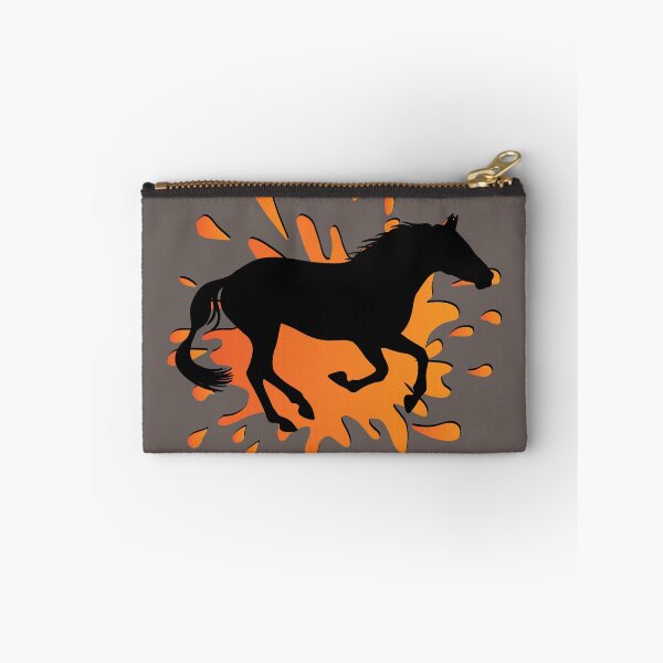 Item preview, The silhouette of an Abaga horse and a stain designed and sold by Cheval-de-coeur.