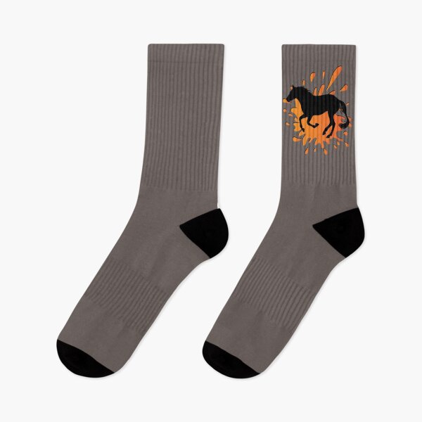 Item preview, The silhouette of an Abaga horse and a stain designed and sold by Cheval-de-coeur.