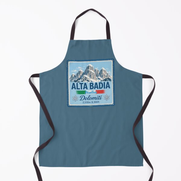 Item preview, Alta Badia Italy Italia Dolomites Ski Skiing Sticker TShirt 03 designed and sold by OuterShellUK.