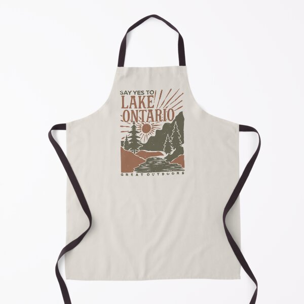 Item preview, Say Yes To Lake Ontario Great Outdoors Vintage Retro Nature Design designed and sold by artworkathome.