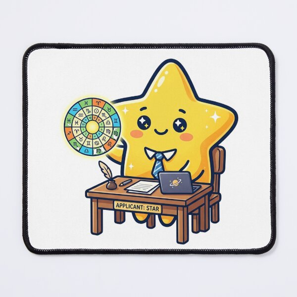 Item preview, Birth Chart as Resume Sticker - Astrology Job Interview Zodiac Humor Professional designed and sold by YNAMREG.