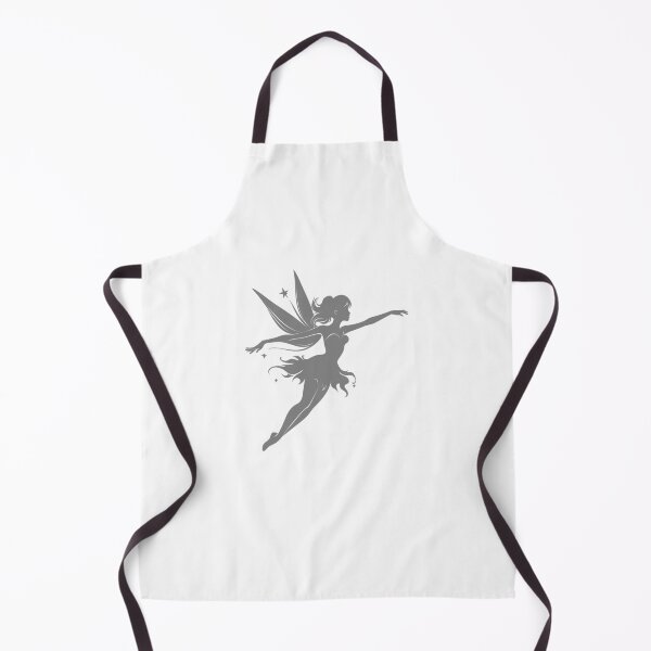Item preview, Gray Flying Fairy Silhouette Design designed and sold by pattern-archive.