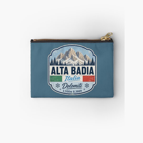 Item preview, Alta Badia Italy Italia Dolomites Ski Skiing Sticker TShirt 4 designed and sold by OuterShellUK.