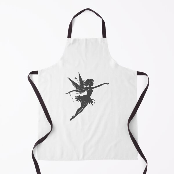 Item preview, Dark Gray Flying Fairy Silhouette Design designed and sold by pattern-archive.