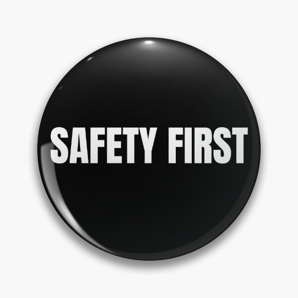 Item preview, Safety First (White) designed and sold by ShipCrewNation.