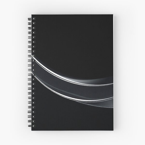 Item preview, Silver Flowing Lines on Black Abstract designed and sold by IntelliMindDesigns.