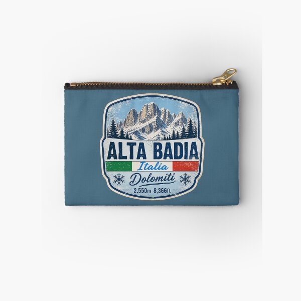 Item preview, Alta Badia Italy Italia Dolomites Ski Skiing Sticker TShirt 05 designed and sold by OuterShellUK.