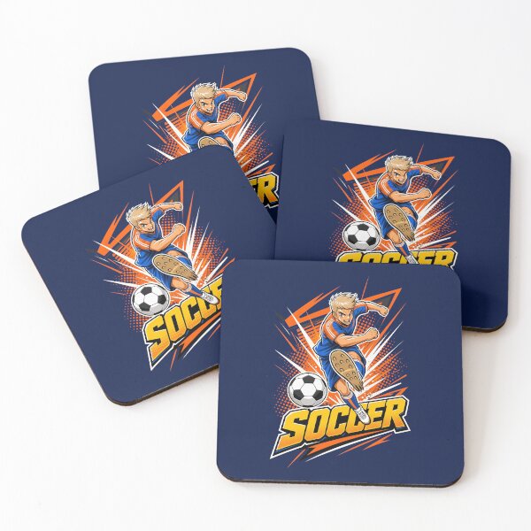 Item preview,  Blue Soccer Striker designed and sold by audreytrujillo2.