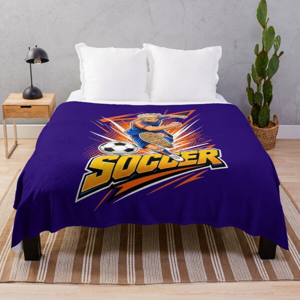 Item preview, Blue Soccer Striker designed and sold by audreytrujillo2.