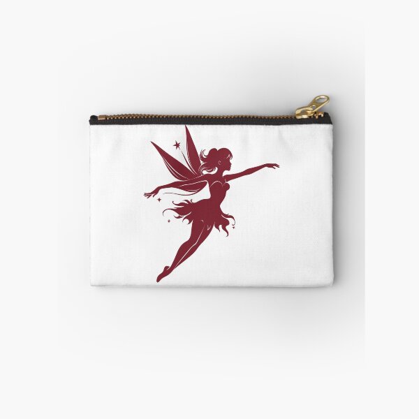 Item preview, Burgundy Flying Fairy Silhouette Design designed and sold by pattern-archive.
