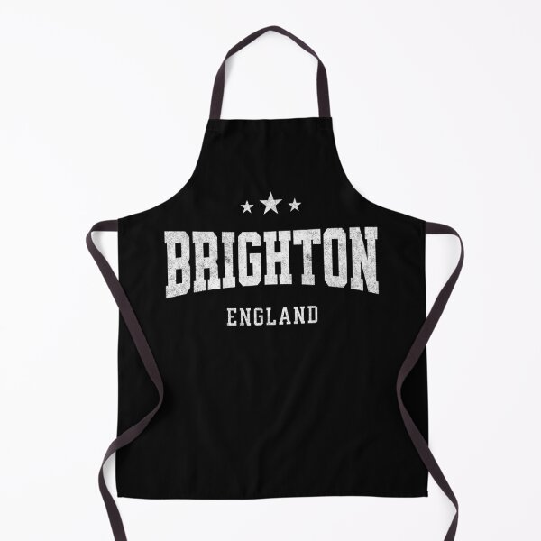 Item preview, Brighton England Vintage Varsity Distressed Retro College Travel Design designed and sold by NiceTeeClub.