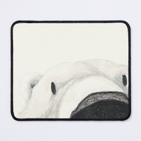 Item preview, Close up Polar Bear designed and sold by Kimberley Cummings Illustration.