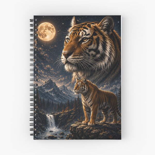 Item preview, Moonlit Tiger Mountain Fantasy designed and sold by A Light Worker.