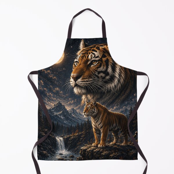 Item preview, Moonlit Tiger Mountain Fantasy designed and sold by A Light Worker.