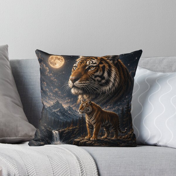 Item preview, Moonlit Tiger Mountain Fantasy designed and sold by A Light Worker.