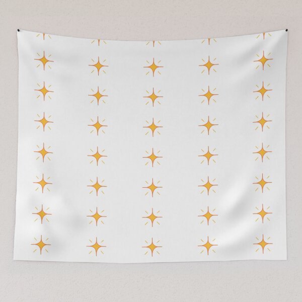 Item preview, Hand Drawn Yellow Sparkle Star Illustration - Gold Sparkle Doodle designed and sold by SomiMotion.