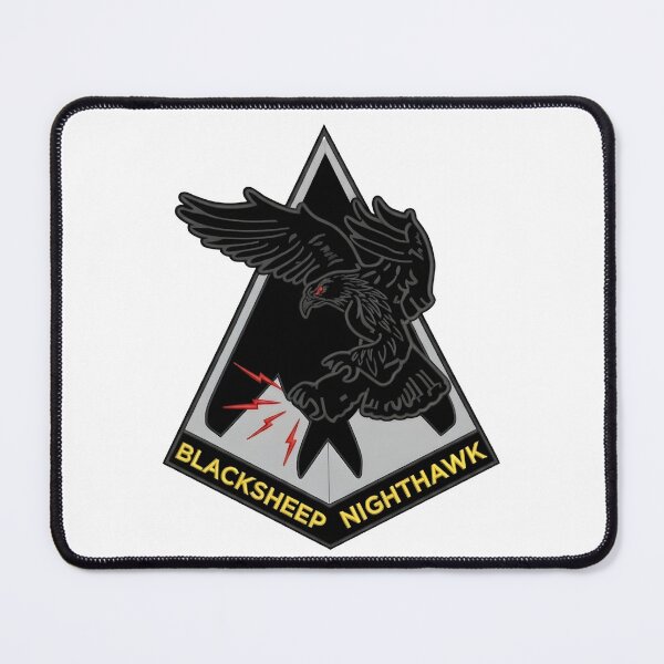 Item preview, USAF 8th Fighter Squadron Blacksheep F-117 Nighthawk Emblem Vector Graphic designed and sold by CharlieDesings.