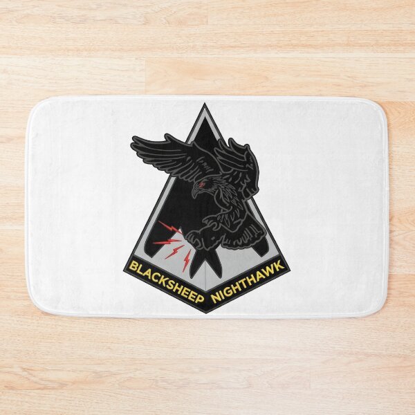 Item preview, USAF 8th Fighter Squadron Blacksheep F-117 Nighthawk Emblem Vector Graphic designed and sold by CharlieDesings.