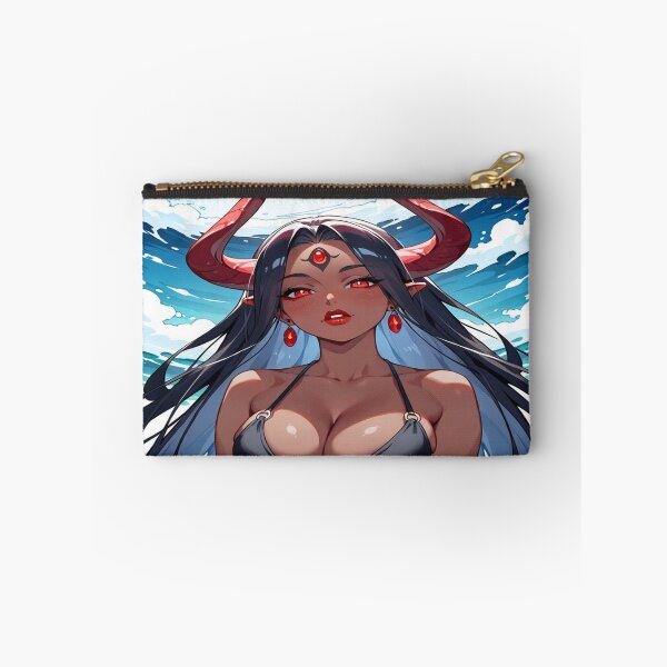 Item preview, Horned Siren Portrait | Demon Girl Beach Day designed and sold by KasaHunterHarem.