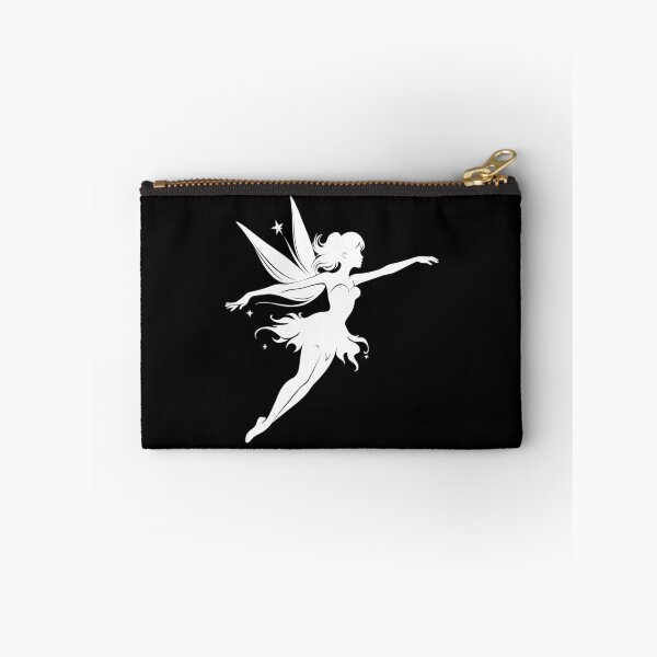 Item preview, White Flying Fairy Silhouette Design designed and sold by pattern-archive.
