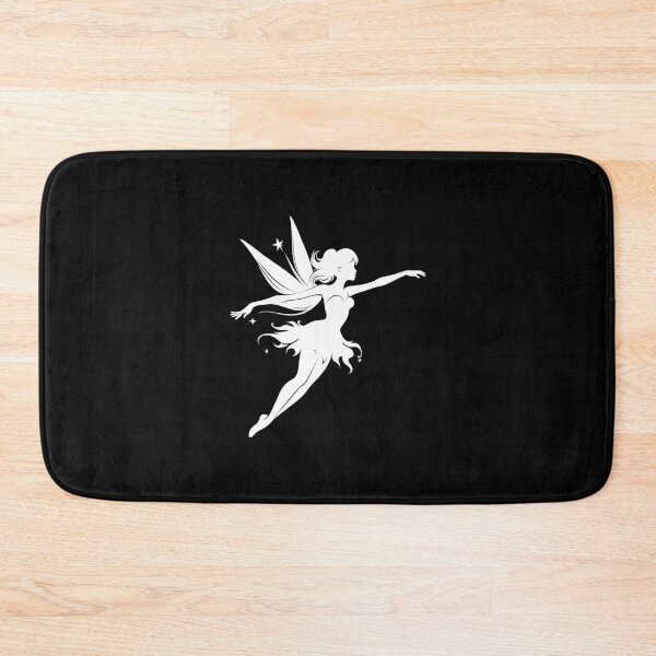 Item preview, White Flying Fairy Silhouette Design designed and sold by pattern-archive.