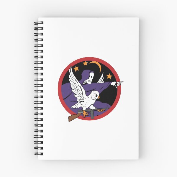 Item preview, USAF Night Fighter Squadron Grim Reaper and Owl Emblem Vector Graphic designed and sold by CharlieDesings.
