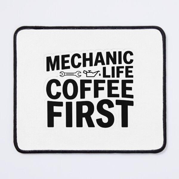 Item preview, Mechanic Life Coffee First Funny Auto Mechanic Garage Wrench Automotive designed and sold by raedattia.