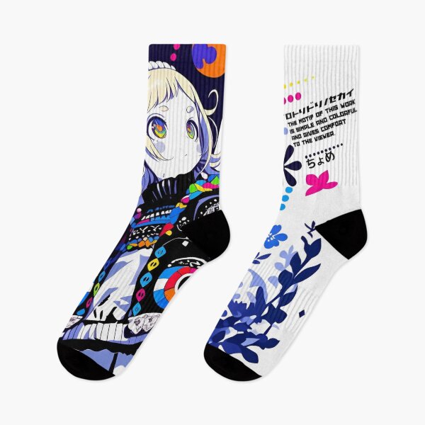 Item preview, Colorful Cyberpunk Anime Girl – Vibrant Japanese Streetwear Art designed and sold by Dyan4.