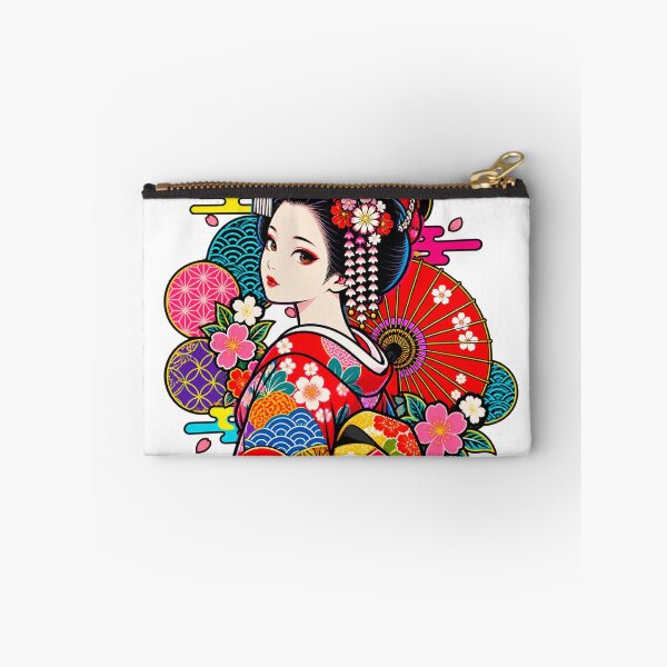 Item preview, Neon Kyoto Maiko – Japanese Pop Art & Traditional Patterns designed and sold by アミヤジャ.