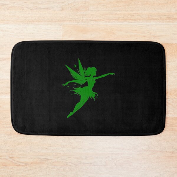 Item preview, Green Flying Fairy Silhouette Design designed and sold by pattern-archive.