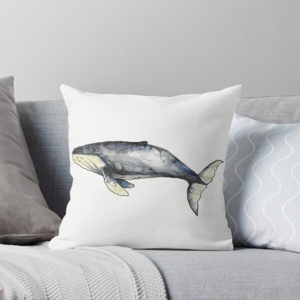 Item preview, Watercolour Whale designed and sold by Kimberley Cummings Illustration.