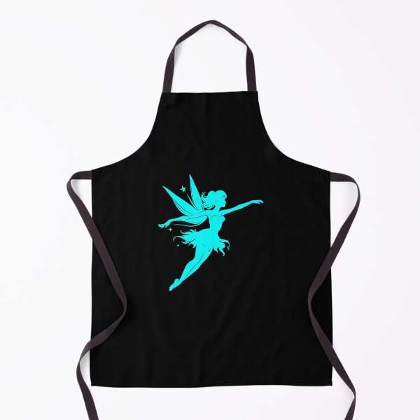 Item preview, Cyan Flying Fairy Silhouette Design designed and sold by pattern-archive.