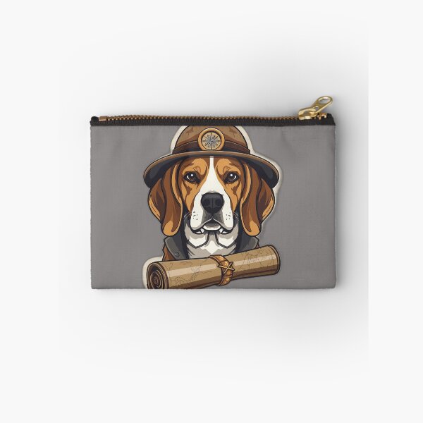 Item preview, Adventure Beagle Explorer – Vintage Dog Traveler Art designed and sold by RobertArt08.