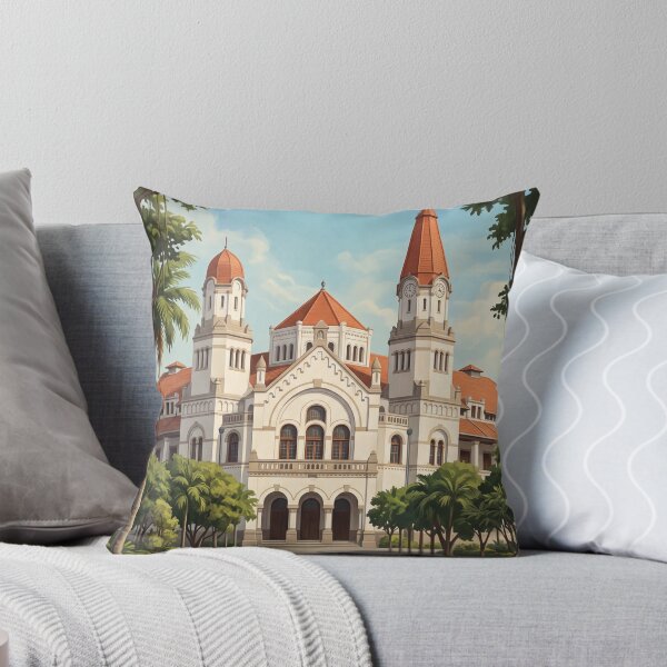 Item preview, Semarang Indonesia Vintage Travel Art – Blenduk Church & Kota Lama designed and sold by Bomax121.