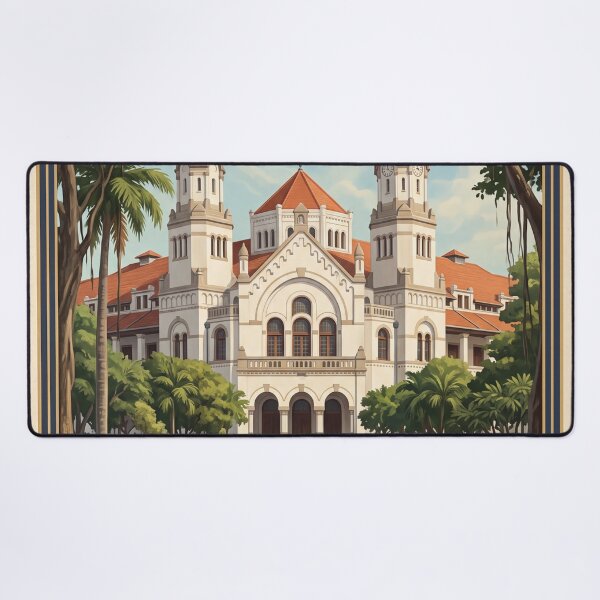 Item preview, Semarang Indonesia Vintage Travel Art – Blenduk Church & Kota Lama designed and sold by Bomax121.